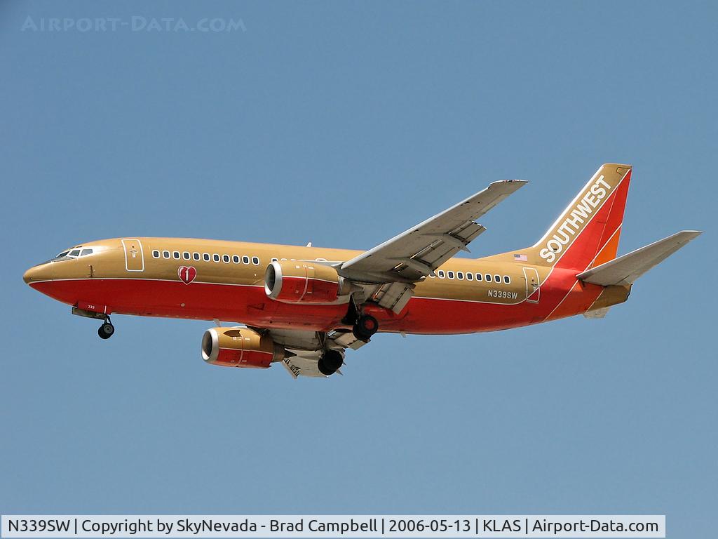 N339SW, 1988 Boeing 737-3H4 C/N 24090, Southwest Airlines / 1988 Boeing 737-3H4