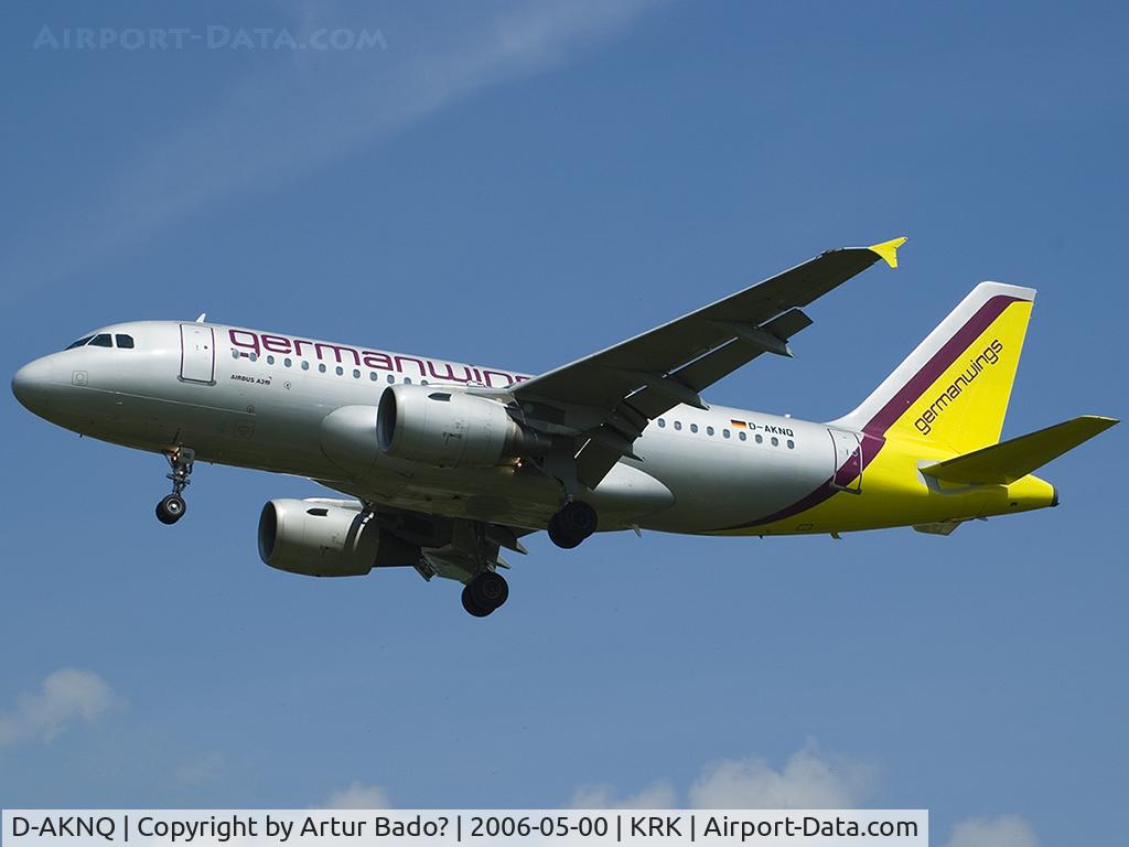 D-AKNQ, 2000 Airbus A319-112 C/N 1170, Germanwings - Airbus A319-112