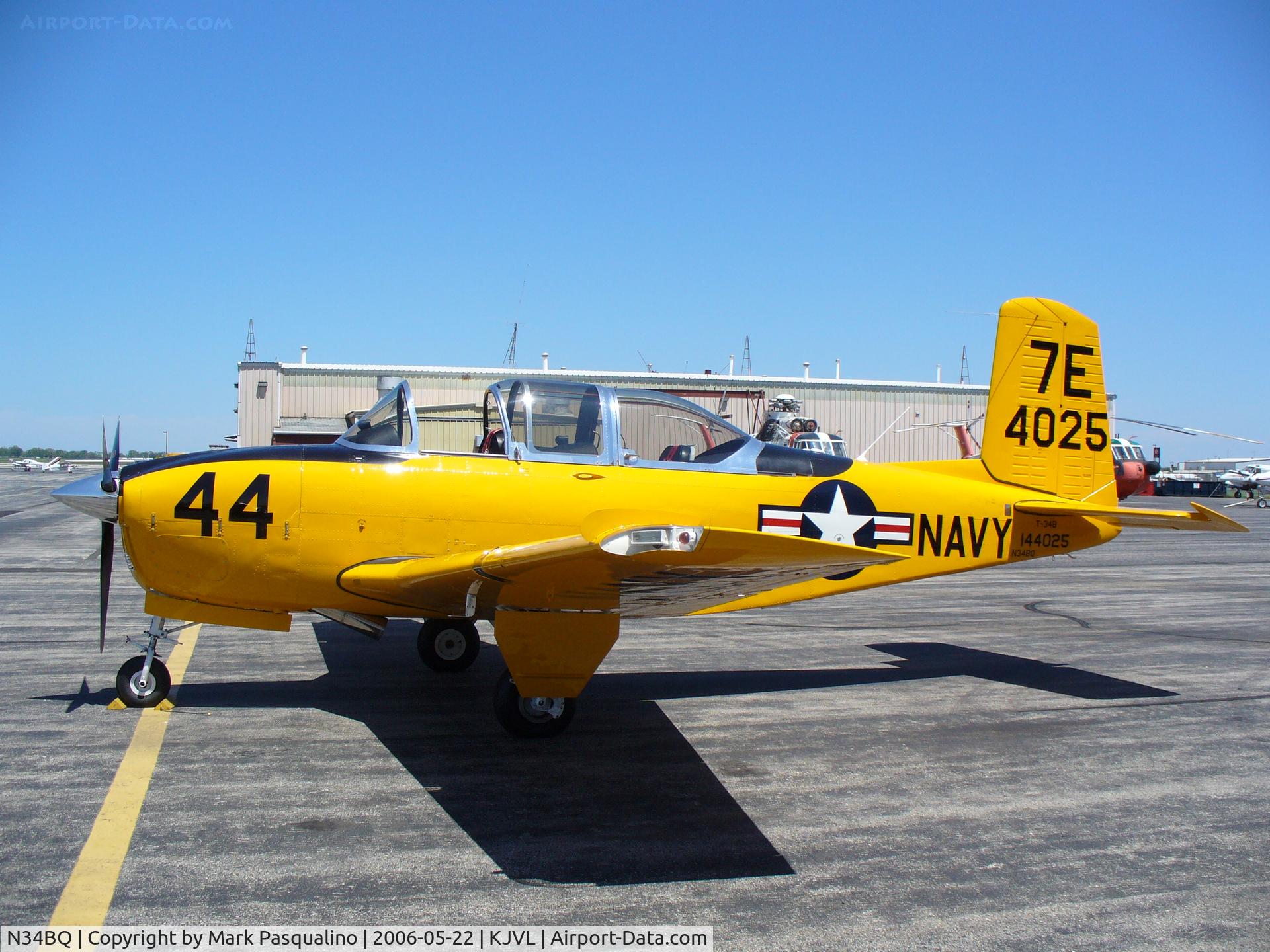 N34BQ, 1957 Beech T-34B C/N 144025, Beech T-34B