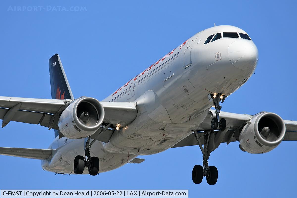 C-FMST, 1992 Airbus A320-211 C/N 350, Air Canada C-FMST (FLT ACA799) from Lester B Pearson Int'l (CYYZ) - Toronto, Canada on final approach to RWY 24R.