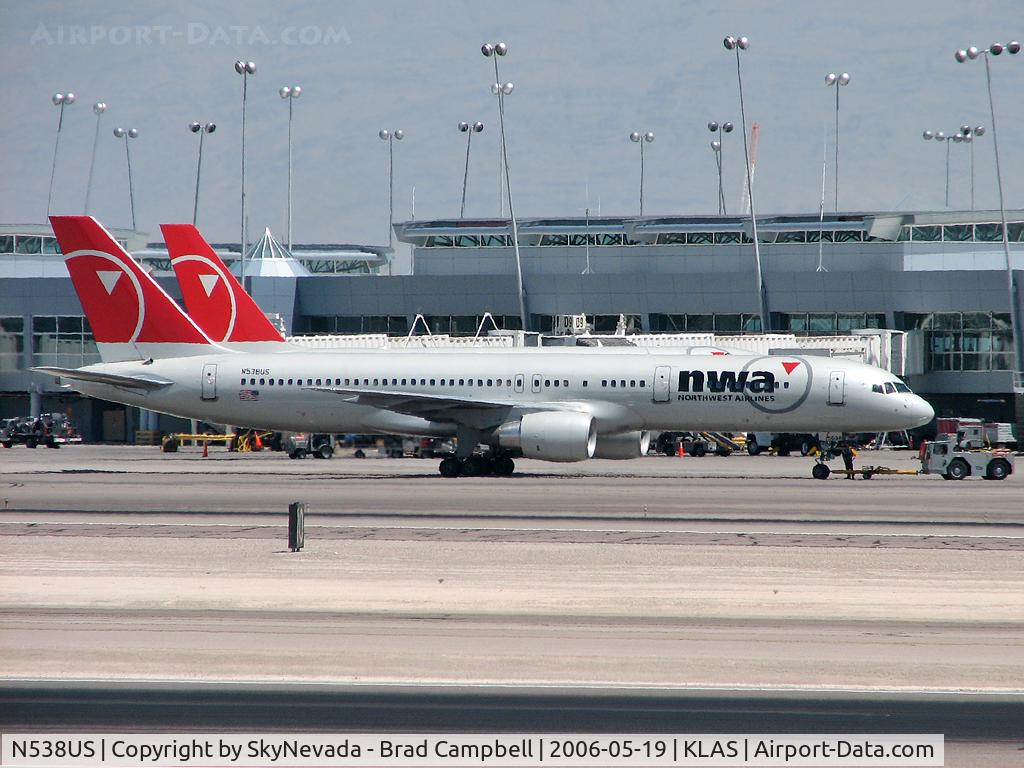 N538US, 1996 Boeing 757-251 C/N 26485, Northwest Airlines / 1996 Boeing 757-251