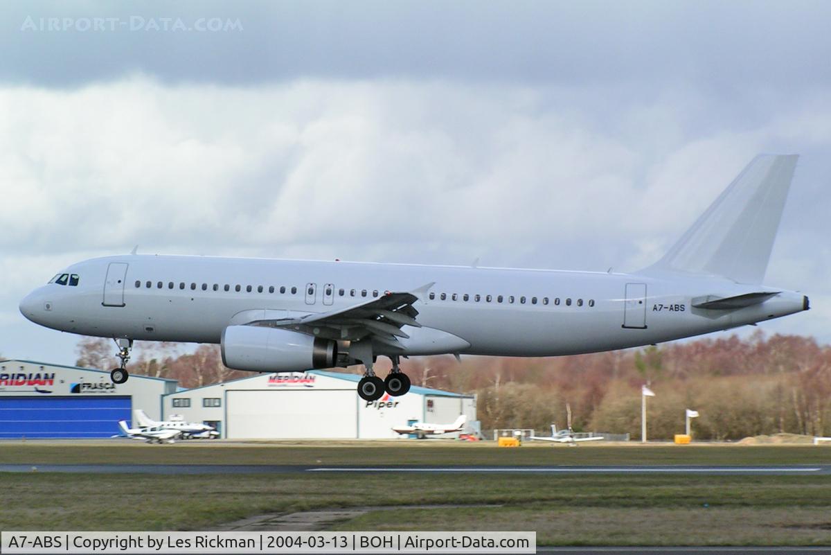 A7-ABS, 1998 Airbus A320-232 C/N 932, Airbus A320-200