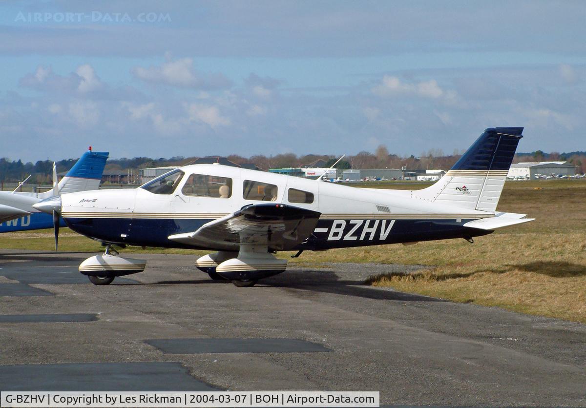 G-BZHV, 2000 Piper PA-28-181 Cherokee Archer III C/N 2843382, PA-28-181 Archer 111