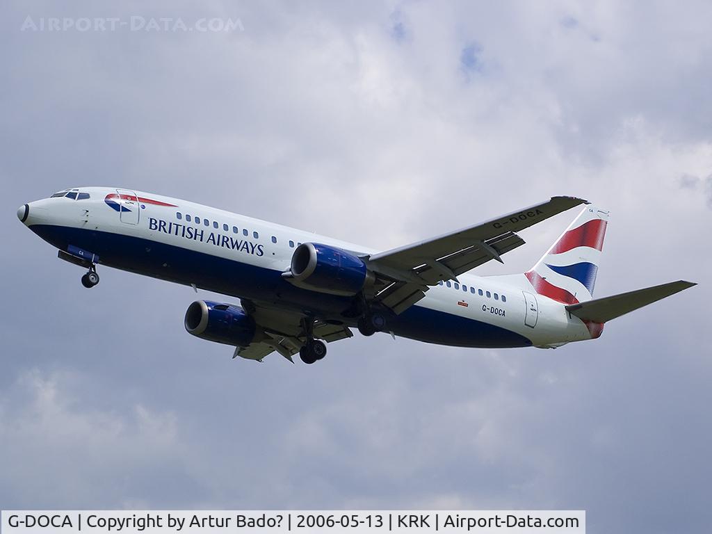 G-DOCA, 1991 Boeing 737-436 C/N 25267, British Airways - Boeing 737-436