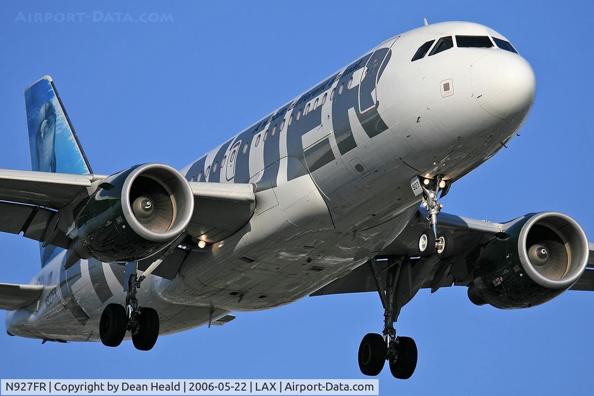 N927FR, 2004 Airbus A319-111 C/N 2209, Frontier Airlines N927FR - Bottlenose Dolphin 