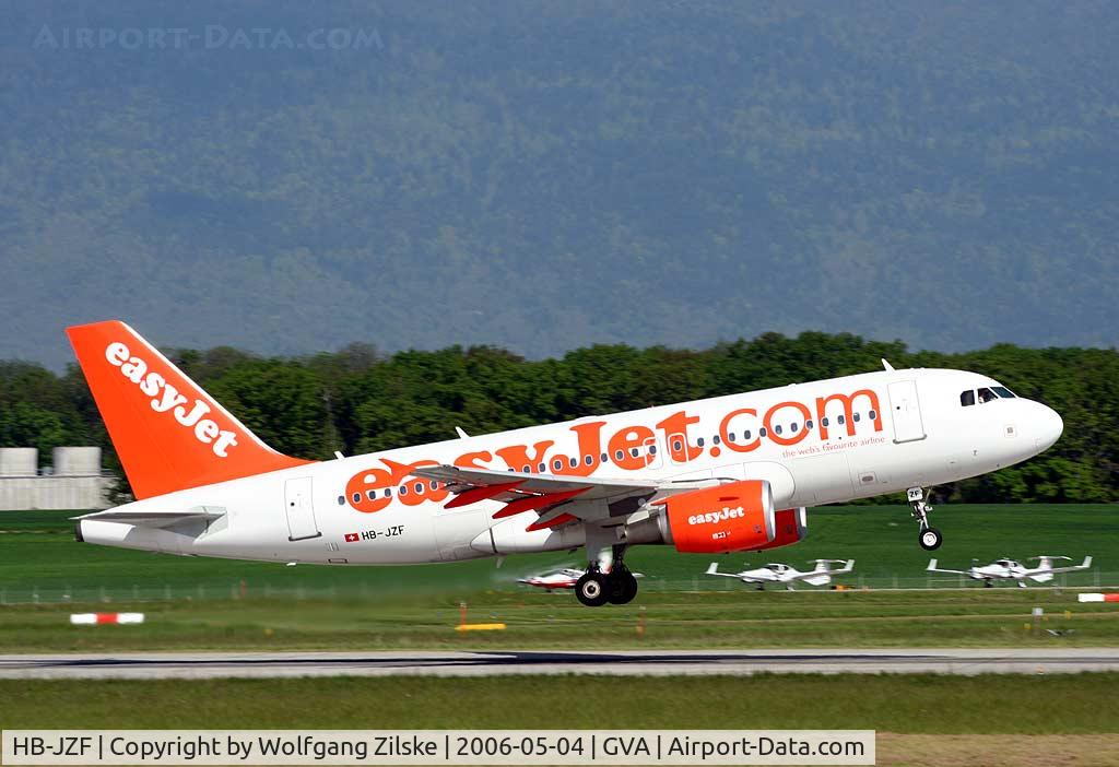 HB-JZF, 2004 Airbus A319-111 C/N 2184, Based