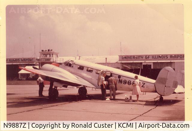 N9887Z, 1953 Beech C-45H Expeditor C/N AF-533, Taken by my Great Grandfather (co-pilot) between 1959-1960 while it was being used by the Illinois State Water Survey for studying the effects of Electricity on Thunder storm cell propagation.