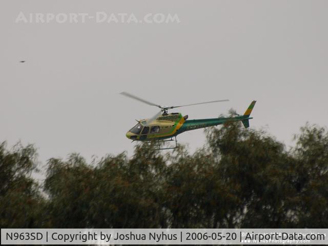 N963SD, 2002 Eurocopter AS-350B-2 Ecureuil Ecureuil C/N 3579, Taken in Torrance, Ca while orbiting a crime scene.