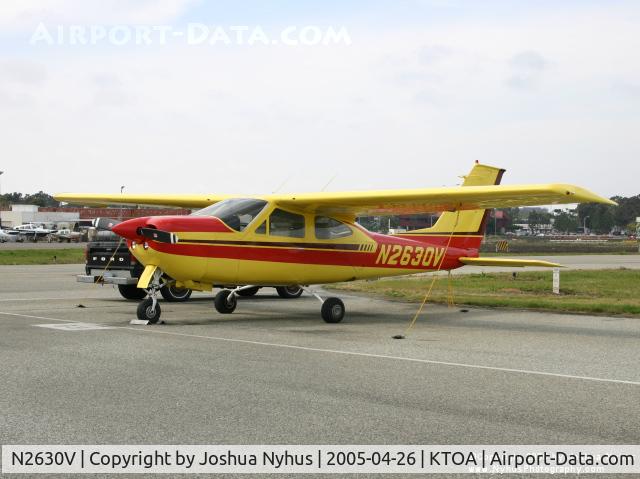 N2630V, 1974 Cessna 177RG Cardinal C/N 177RG0636, Very interesting colors.