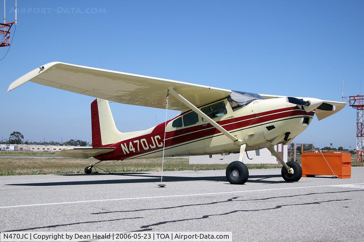 N470JC, 1972 Cessna 180H Skywagon C/N 18052265, 1972 Cessna 180H N470JC at Torrance Municipal Airport (KTOA) - Torrance, California.