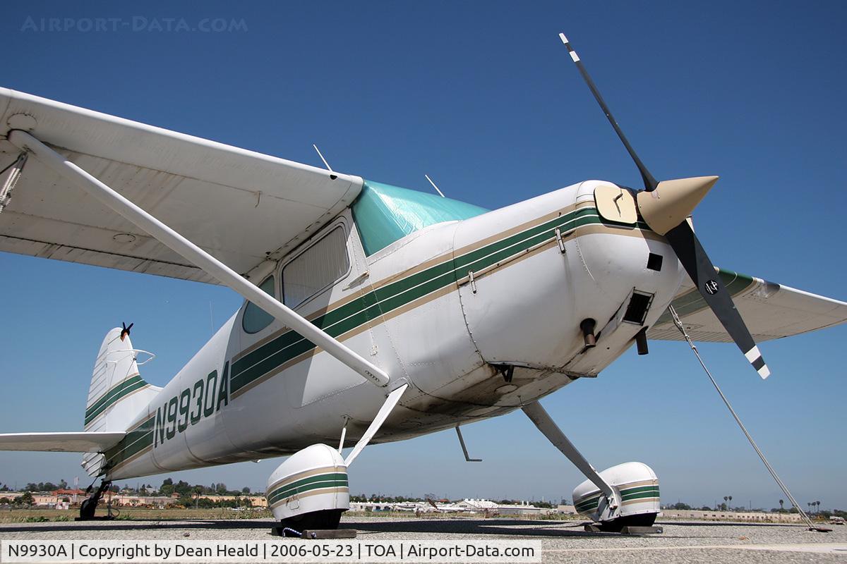 N9930A, 1950 Cessna 170A C/N 19290, 1950 Cessna 170A N9930A at Torrance Municipal Airport (KTOA) - Torrance, California.