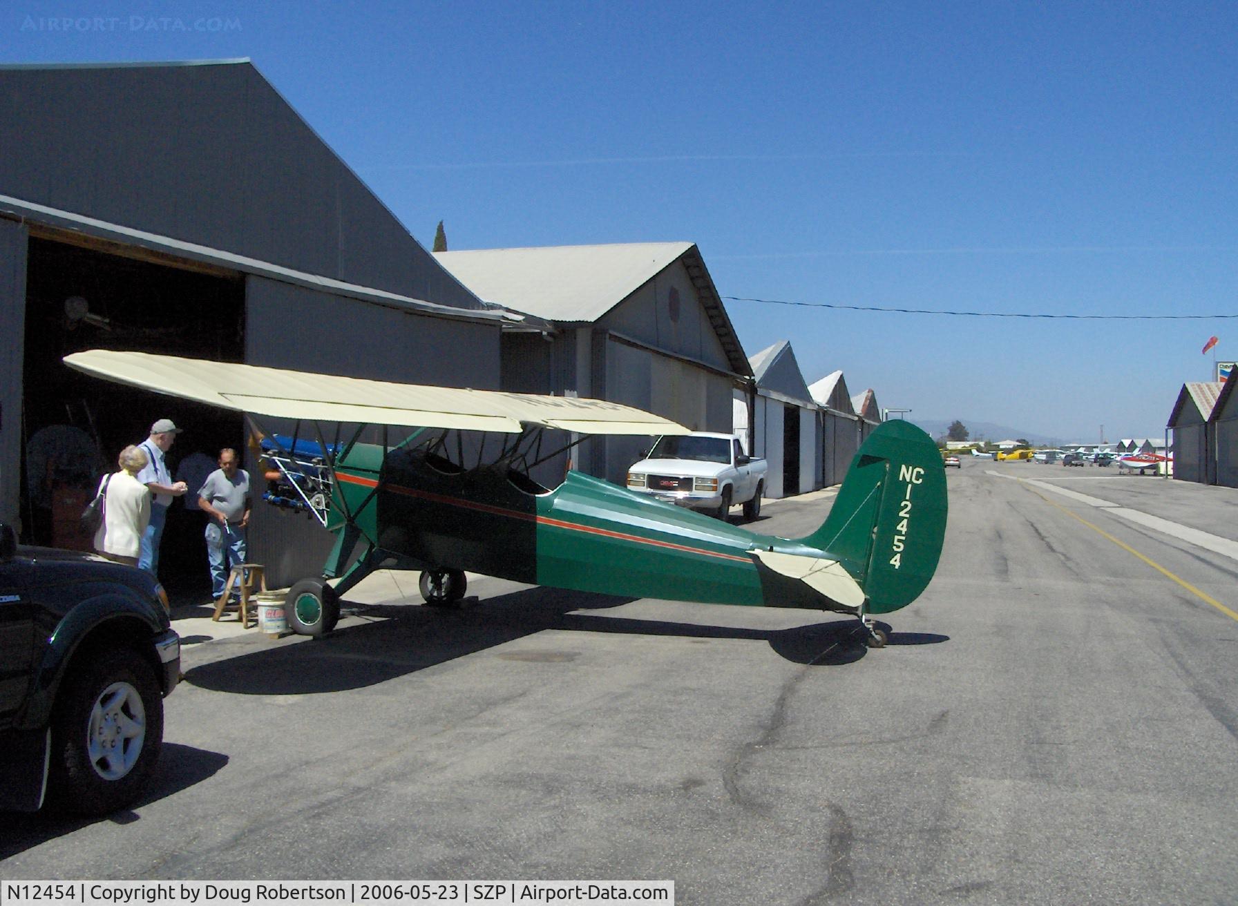 N12454, Fairchild 22 C7B C/N 1503, 1932 Fairchild 22-C7B, Menasco Super Pirate D.4 125 hp, inverted four cylinder, parasol wing