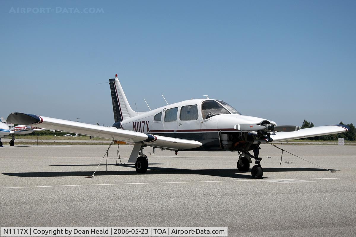 N1117X, 1975 Piper PA-28R-200 Cherokee Arrow C/N 28R-7535248, 1975 Piper PA-28R-200 N1117X at Torrance Municipal Airport (KTOA) - Torrance, California.