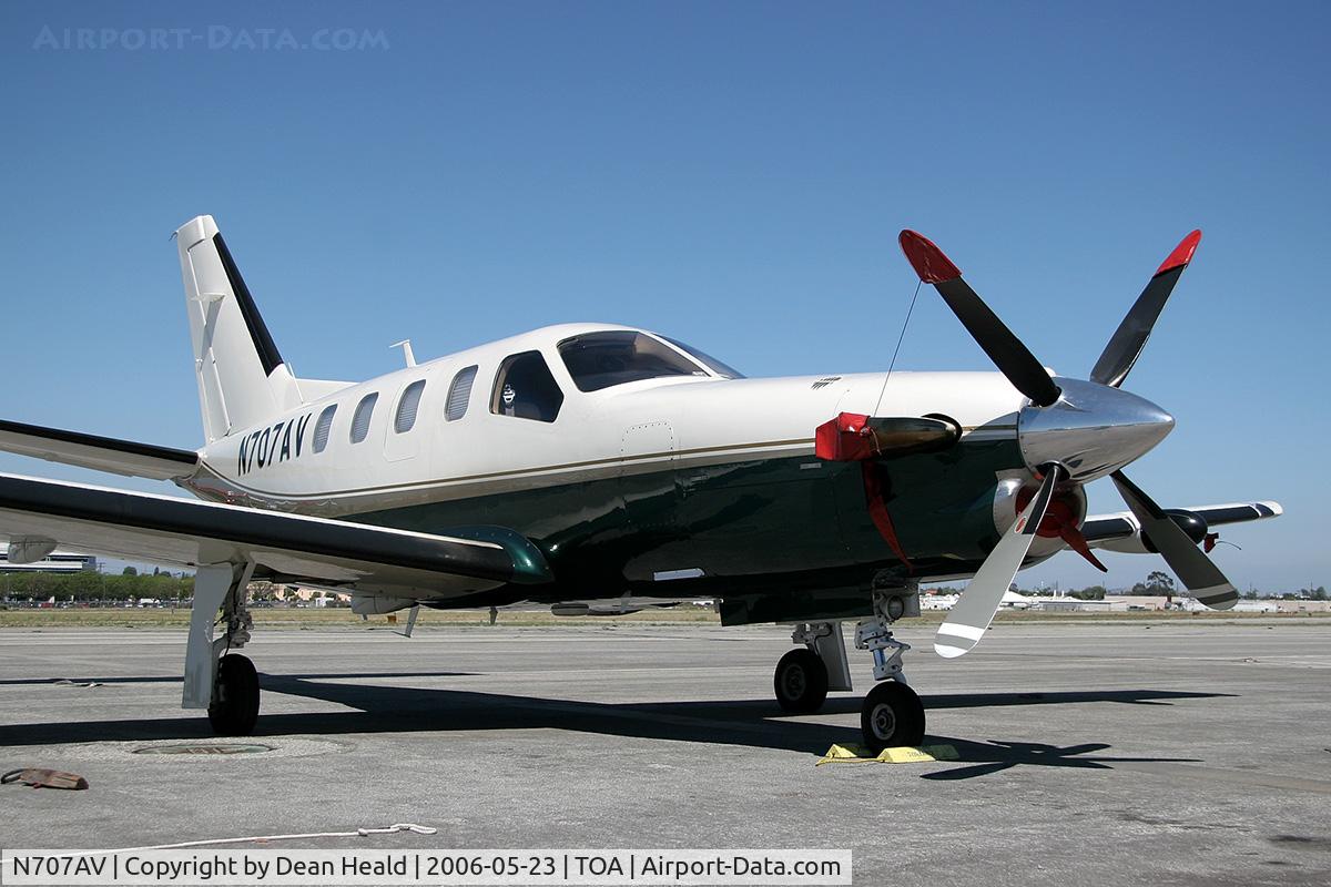 N707AV, 2001 Socata TBM-700 C/N 197, 2001 Socata TBM700 N707AV at Torrance Municipal Airport (KTOA) - Torrance, California.