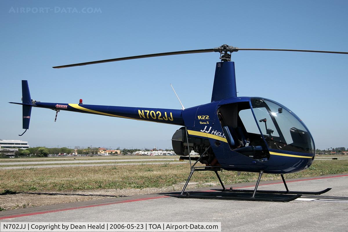 N702JJ, 2005 Robinson R22 BETA C/N 3791, Robinson N702JJ at Torraance Municipal Airport (KTOA) - Torrance, California