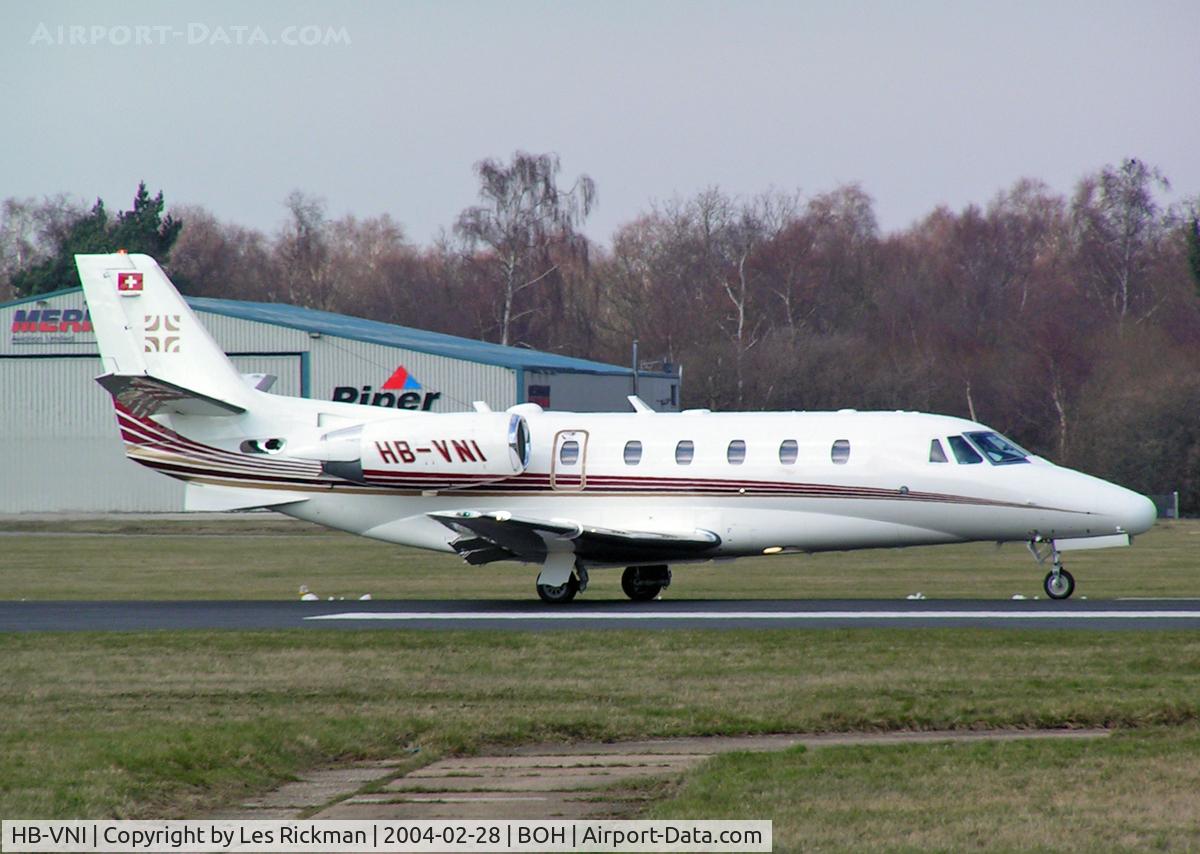 HB-VNI, 2001 Cessna 560XL Citation Excel C/N 560-5154, Cessna 560XL