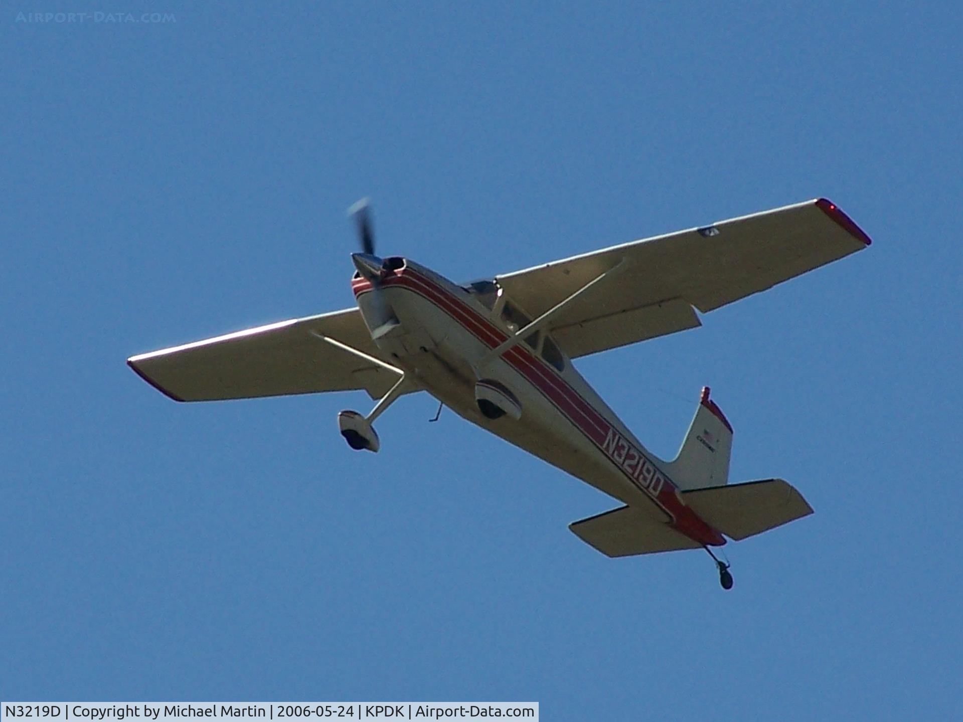 N3219D, 1955 Cessna 180 C/N 32017, Over flying PDK