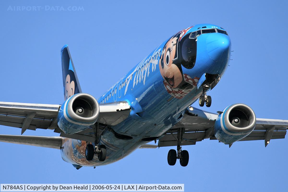 N784AS, 1996 Boeing 737-4Q8 C/N 28199, Alaska Airlines 