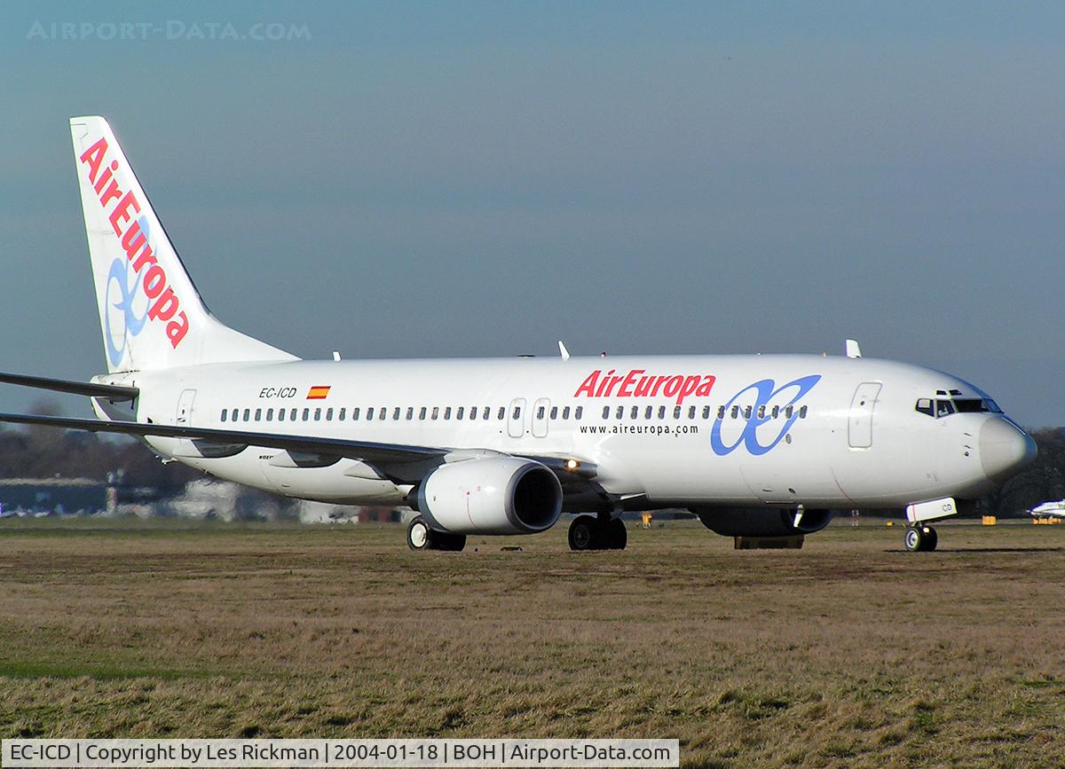 EC-ICD, 2001 Boeing 737-81Q C/N 30785, Boeing 737-81Q(WL)