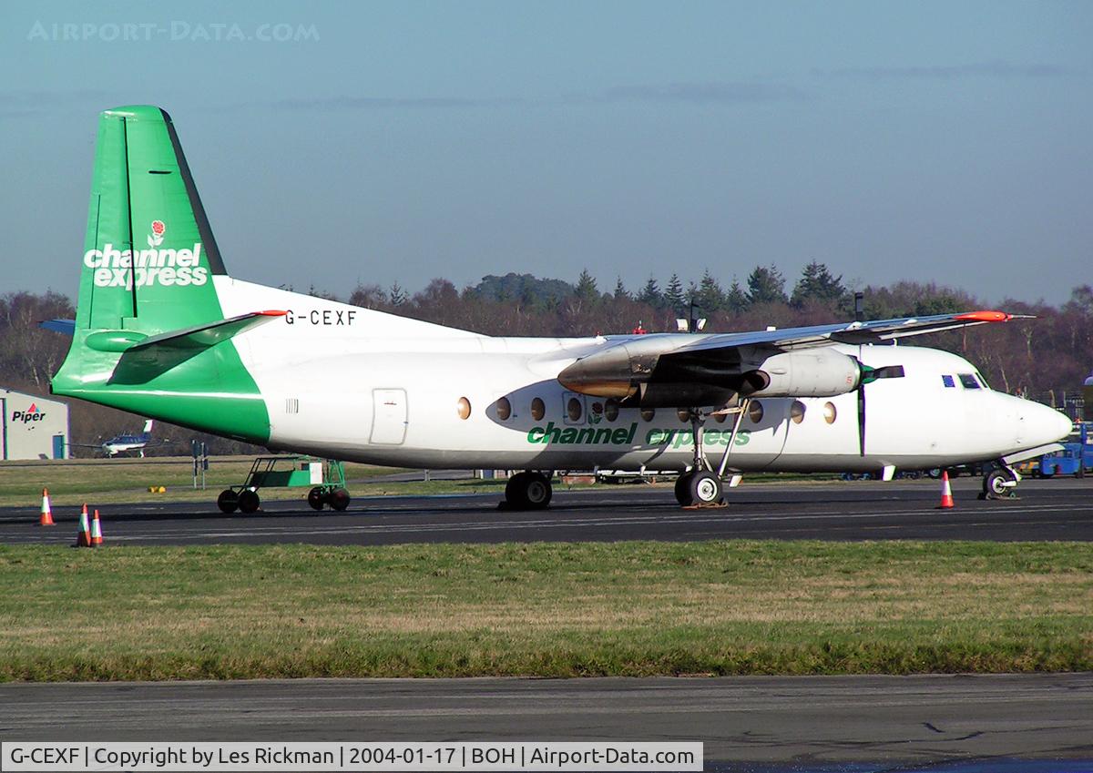 G-CEXF, 1983 Fokker F-27-500 Friendship C/N 10660, F27 Friendship Mk 500