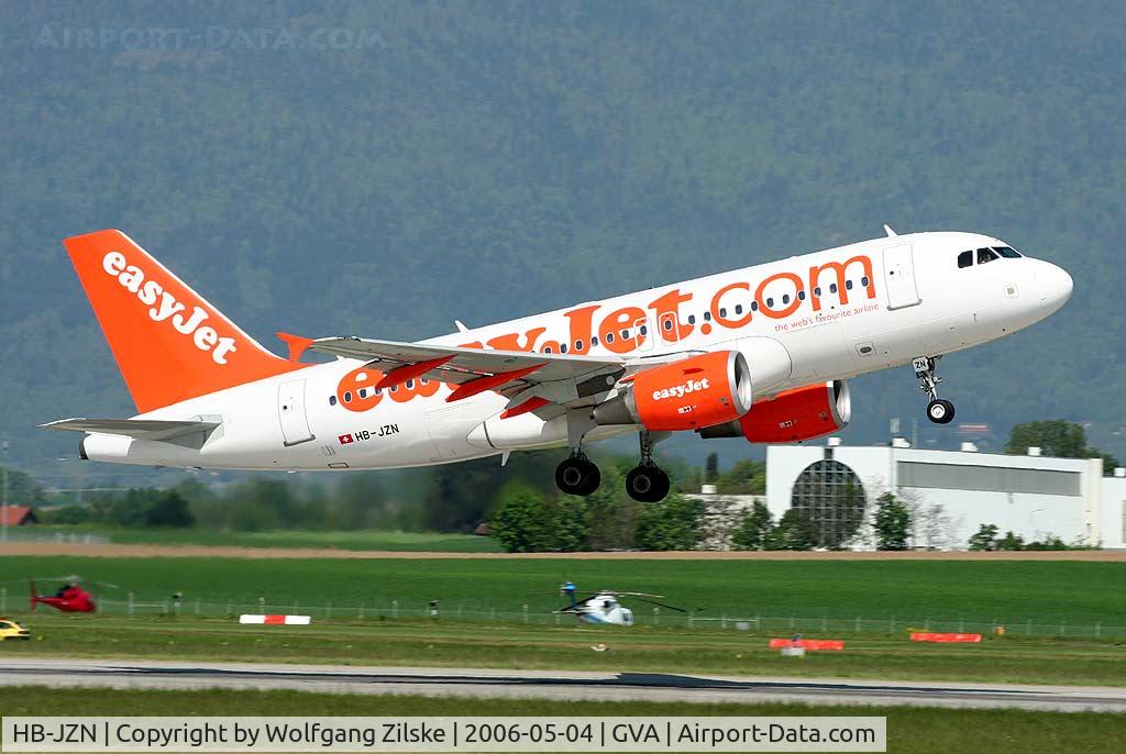 HB-JZN, 2005 Airbus A319-111 C/N 2387, visitor