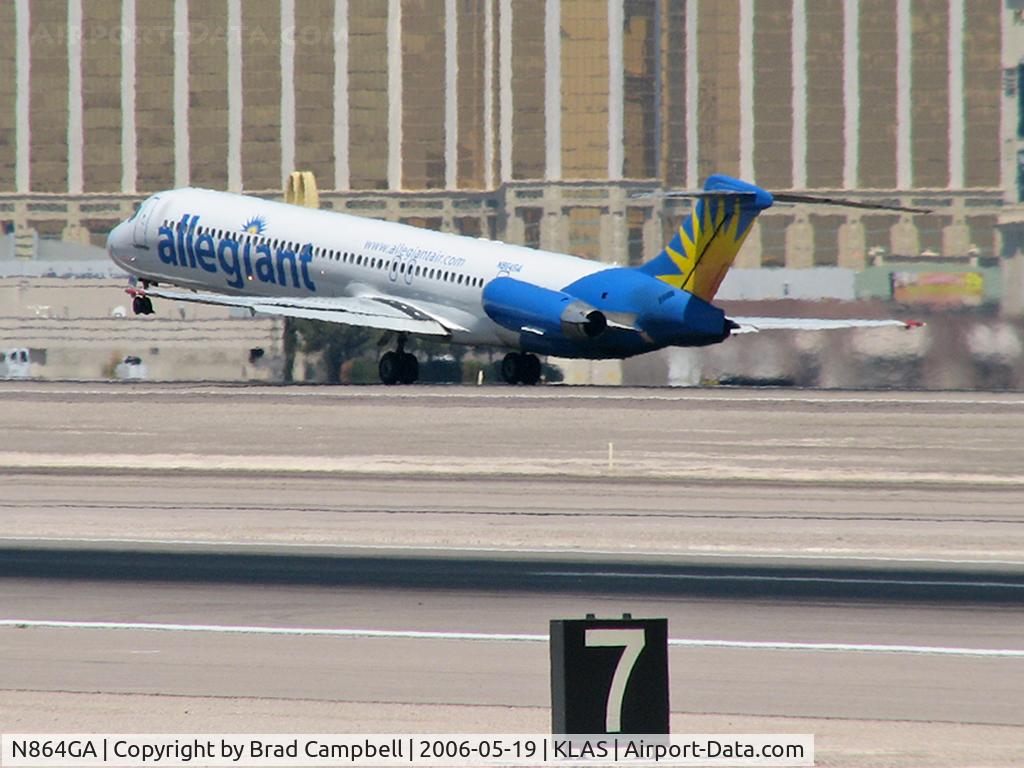 N864GA, 1989 McDonnell Douglas MD-83 (DC-9-83) C/N 49912, Allegiant Air / 1989 McDonnell Douglas DC-9-83(MD-83) / 'I would like the number 7 - and an order of steaming hot McAllegiant's to go please'