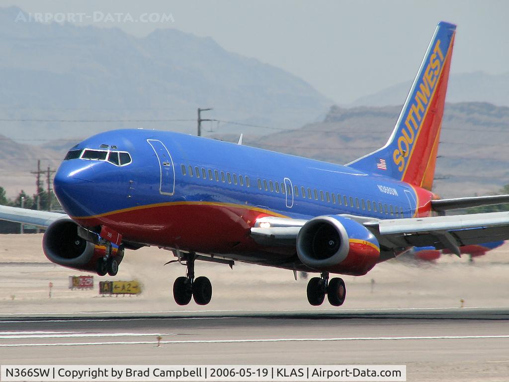 N366SW, 1993 Boeing 737-3H4 C/N 26577, Southwest Airlines / 1993 Boeing 737-3H4