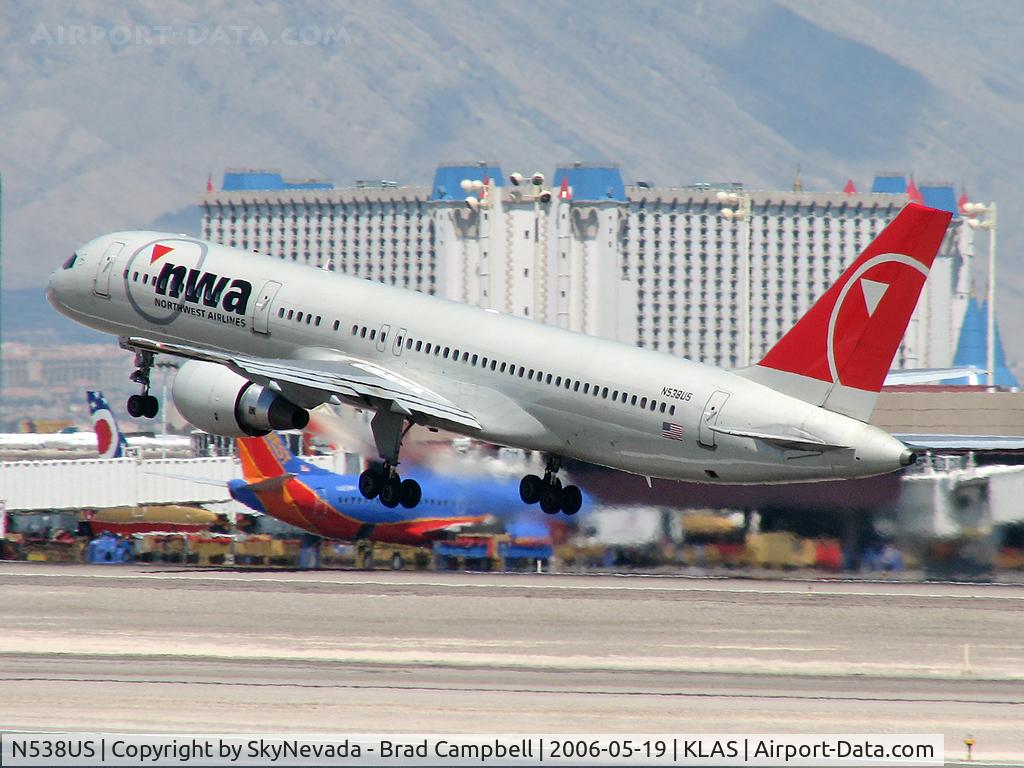 N538US, 1996 Boeing 757-251 C/N 26485, Northwest Airlines / 1996 Boeing 757-251