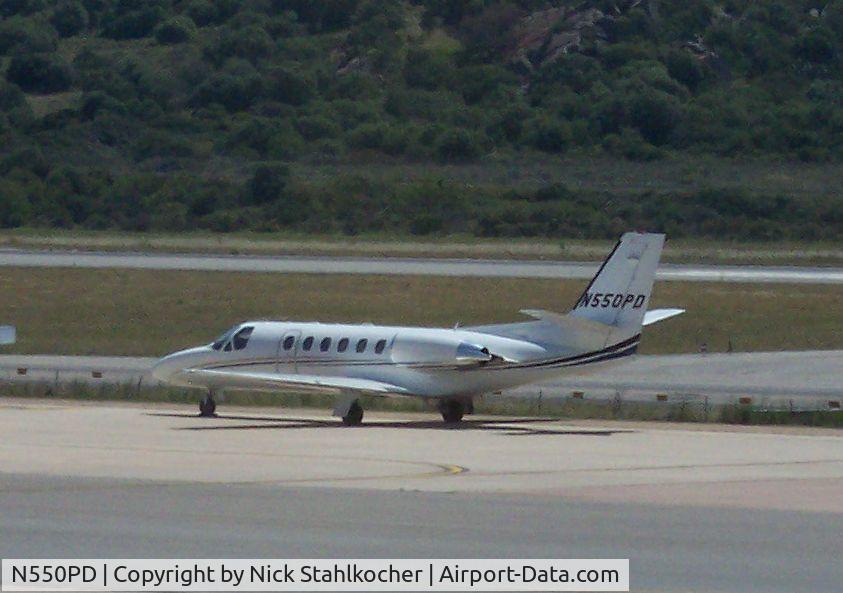N550PD, 2001 Cessna 550 C/N 550-0995, Cessna 550 Citation II in Olbia
