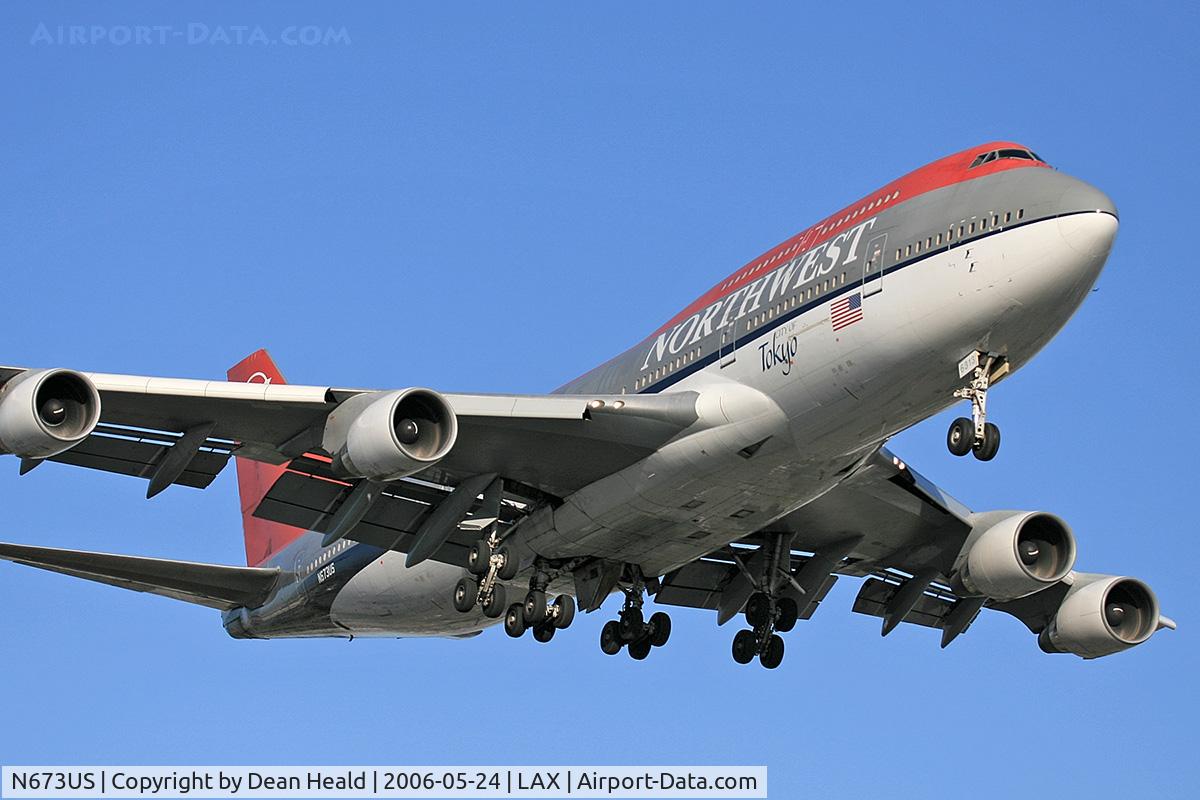 N673US, 1999 Boeing 747-451 C/N 30268, Northwest Airlines 
