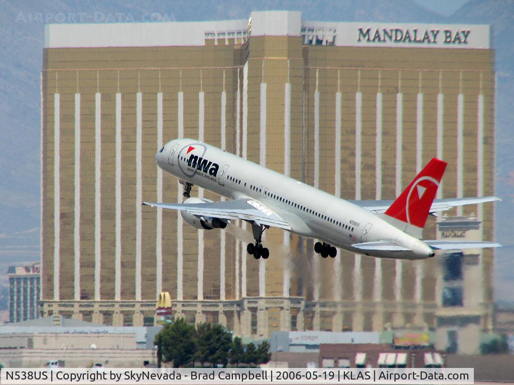 N538US, 1996 Boeing 757-251 C/N 26485, Northwest Airlines / 1996 Boeing 757-251