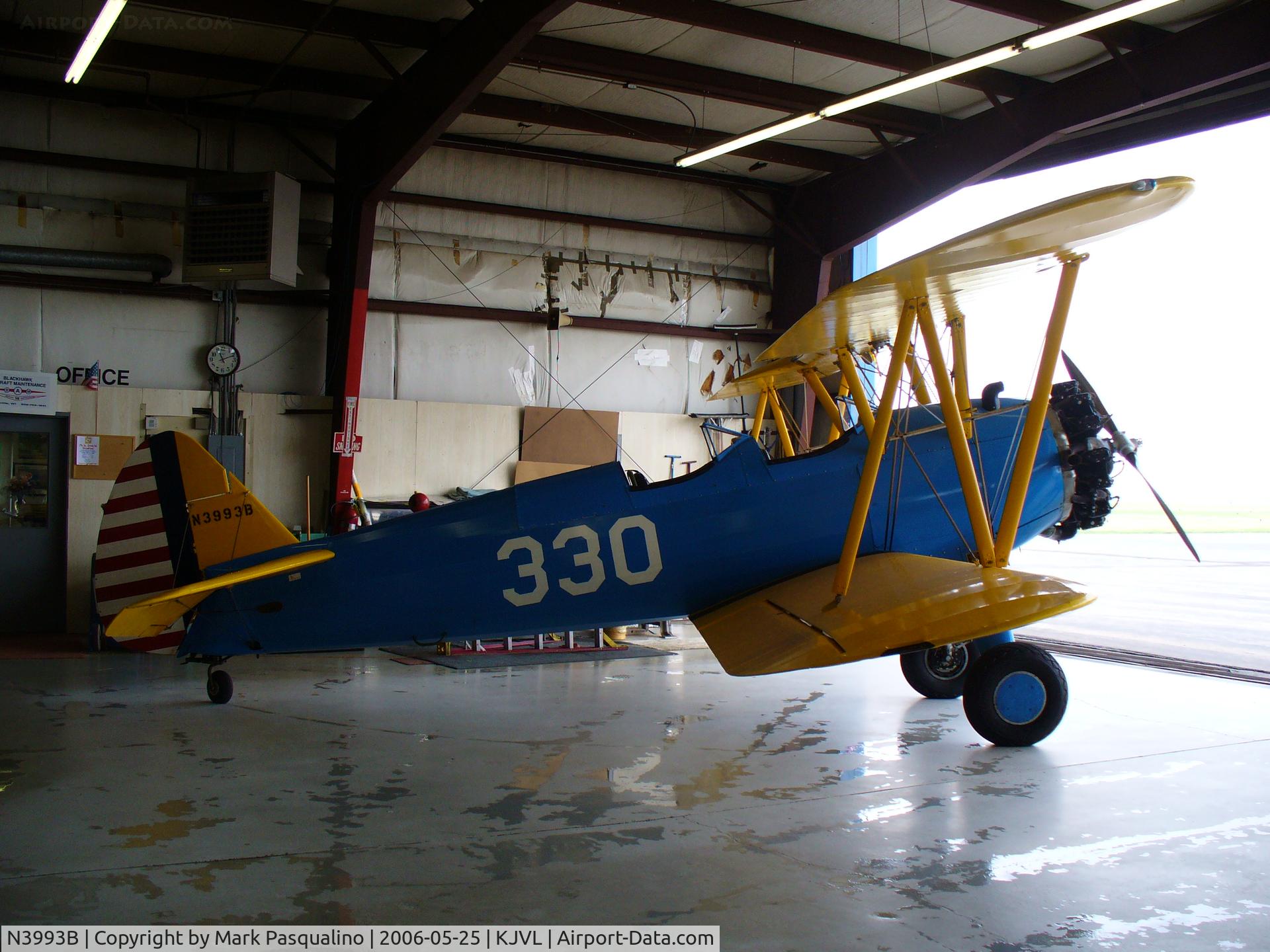 N3993B, 1984 Boeing 75 C/N AR-30, Stearman
