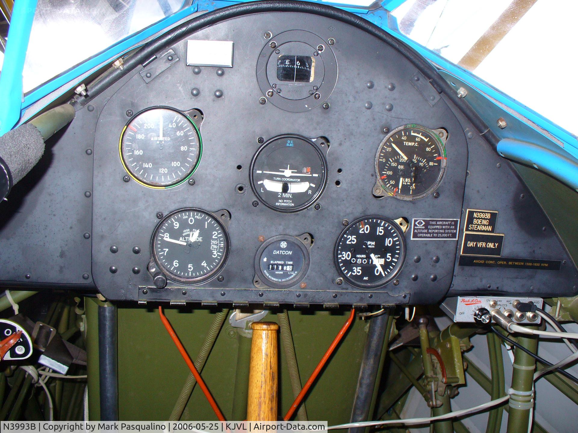 N3993B, 1984 Boeing 75 C/N AR-30, Stearman