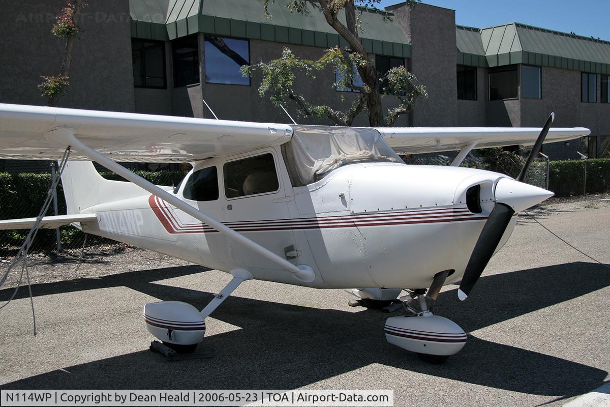 N114WP, 1976 Cessna 172N C/N 17267603, 1976 Cessna 172N N114WP parked at the southwest end of Torrance Municipal Airport (KTOA) - Torrance, California.