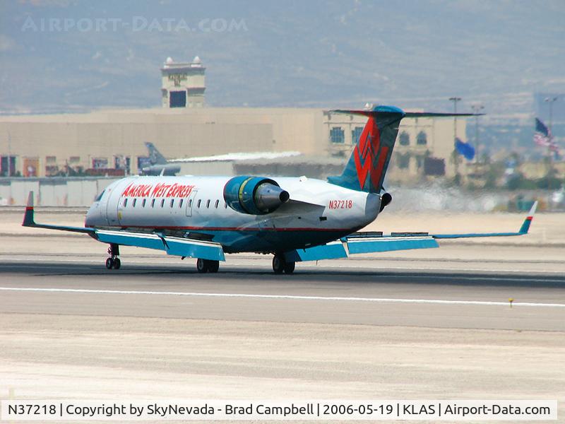 N37218, 1998 Canadair CRJ-200LR (CL-600-2B19) C/N 7218, America West Express - (Mesa Airlines) / 1998 Canadair CL-600-2B19