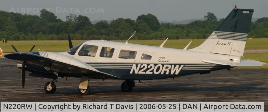 N220RW, 1976 Piper PA-34-200T C/N 34-7770002, 1976 Piper PA-34 200T in Danville Va.