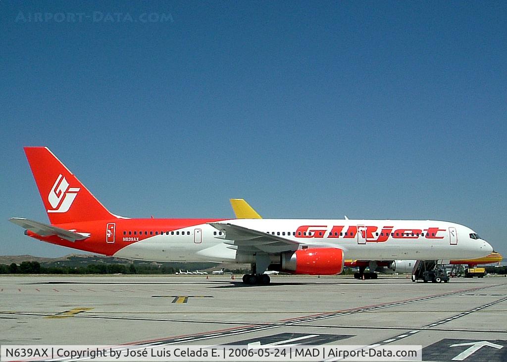 N639AX, 1989 Boeing 757-28A C/N 24368, resplendent in GirJet colour scheme for new operation in Spain.