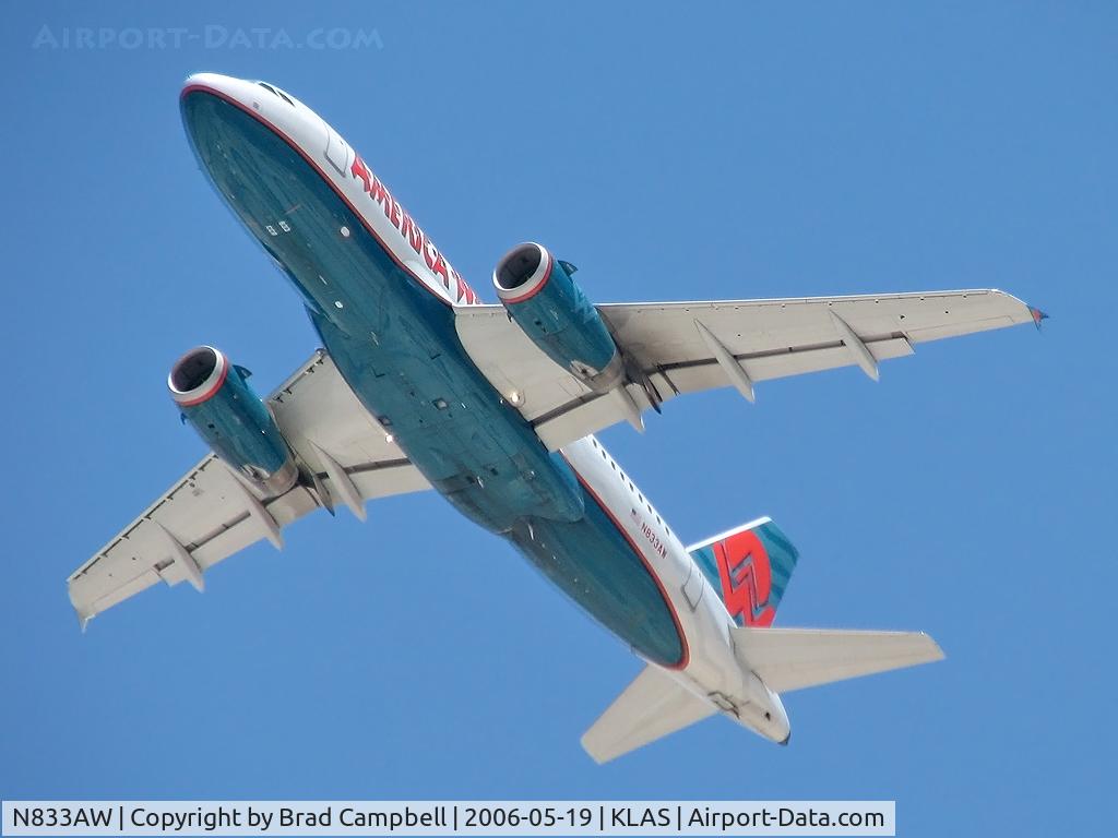 N833AW, 2002 Airbus A319-132 C/N 1844, America West / 2002 Airbus A319-132