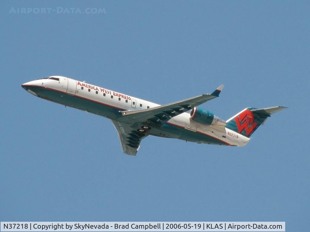 N37218, 1998 Canadair CRJ-200LR (CL-600-2B19) C/N 7218, America West Express - (Mesa Airlines) / 1998 Canadair CL-600-2B19