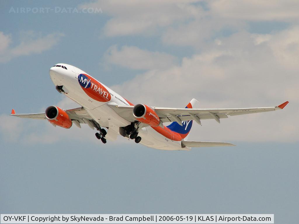 OY-VKF, 1999 Airbus A330-243 C/N 309, MyTravel Airways AS / 1999 Airbus Industrie A330-243 / Finally got me one of them exotic foreign jobs!