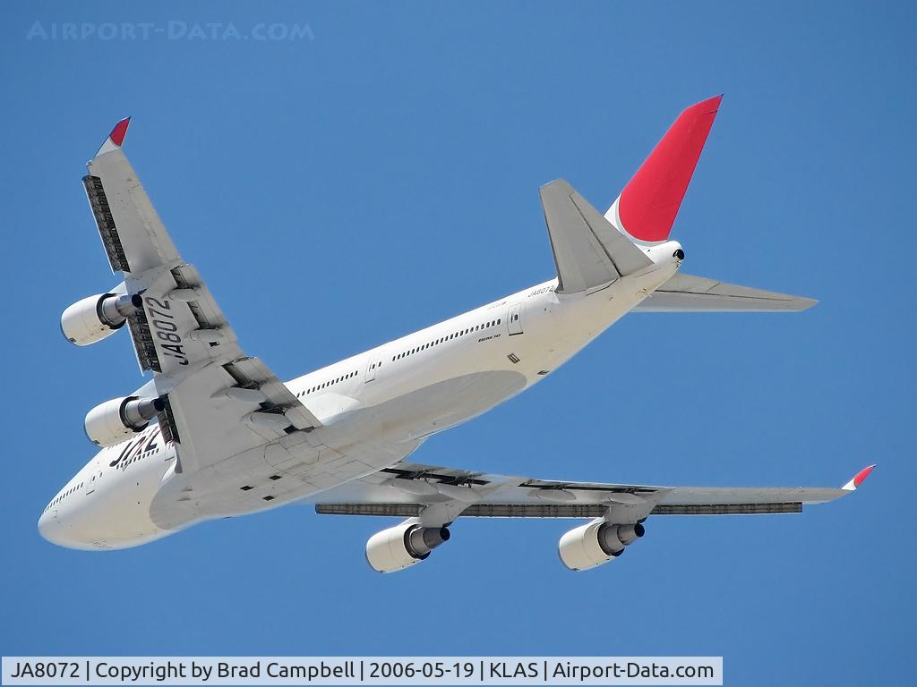 JA8072, 1990 Boeing 747-446 C/N 24424, Japan Airlines / Boeing 747-446