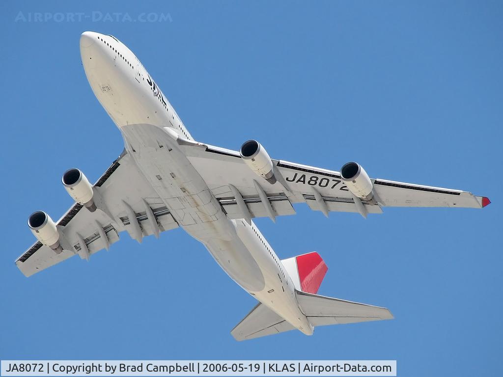 JA8072, 1990 Boeing 747-446 C/N 24424, Japan Airlines / Boeing 747-446