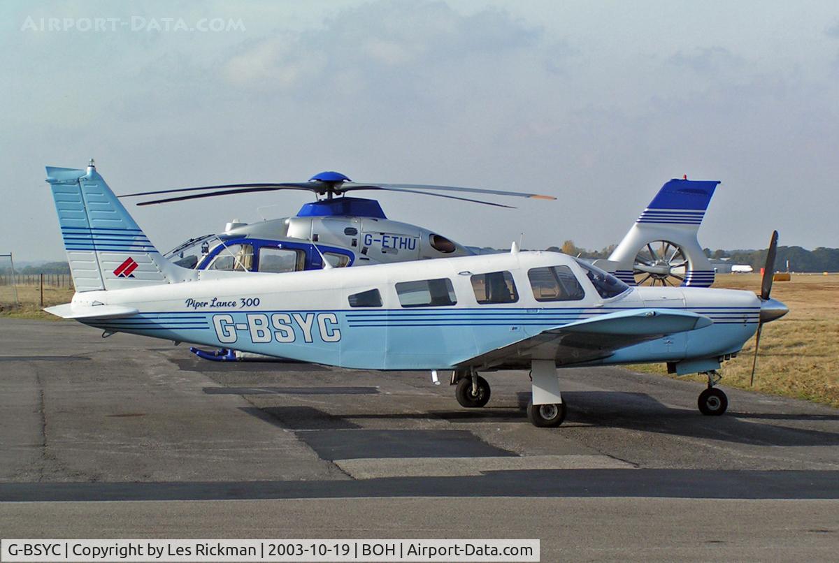 G-BSYC, 1977 Piper PA-32R-300 Cherokee Lance C/N 32R-7780159, PA-32R-300 Lance
