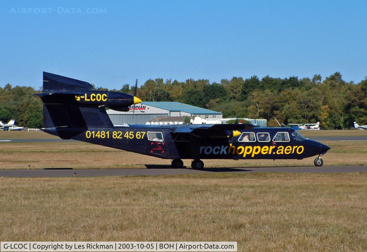 G-LCOC, 1974 Britten-Norman BN-2A Mk.III-2 Trislander C/N 366, BN 2A Mk III-1 Trislander