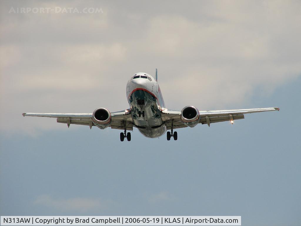 N313AW, 1987 Boeing 737-3S3 C/N 23712, America West / 1987 Boeing 737-3S3