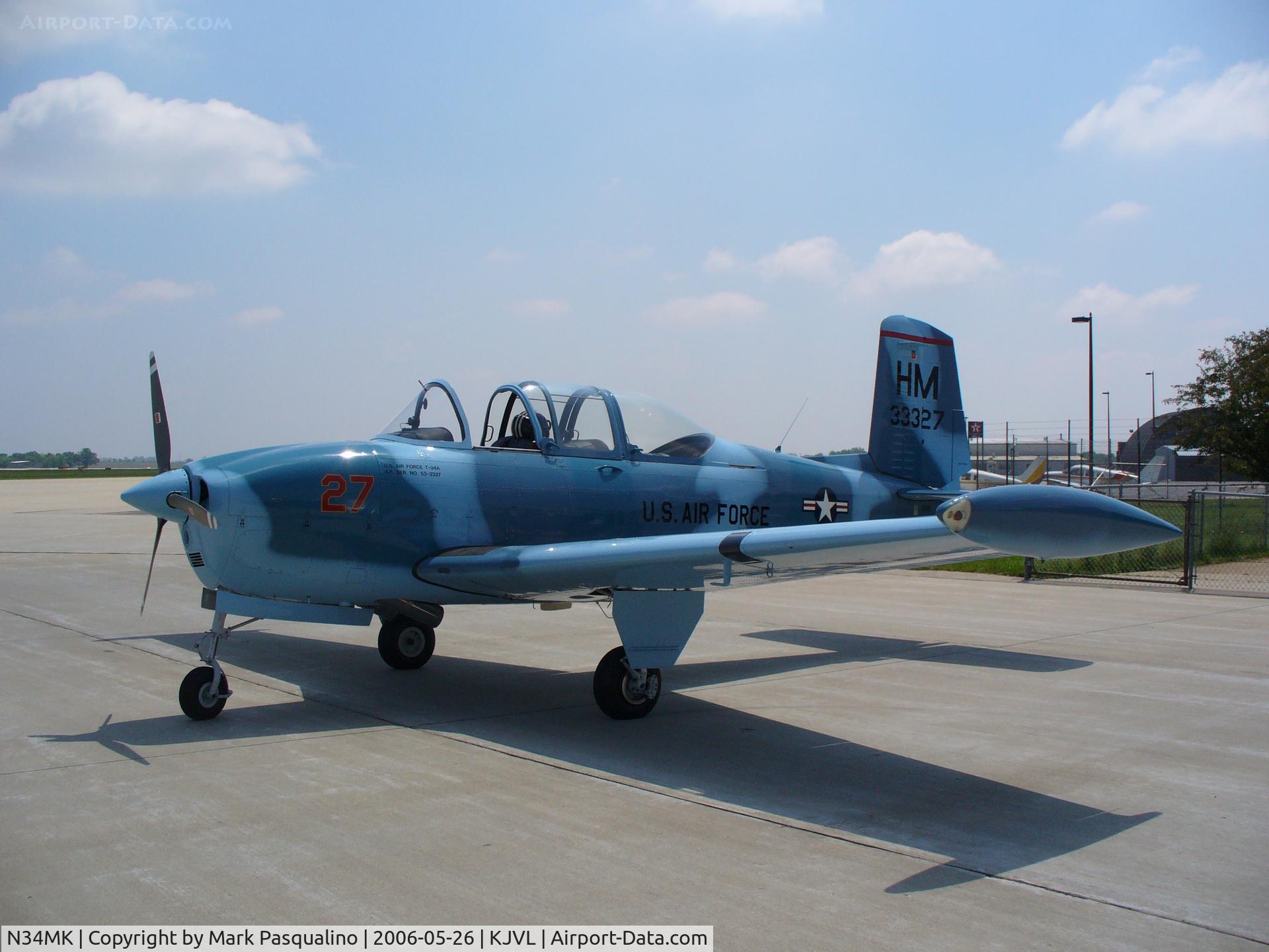 N34MK, 1953 Beech A45 C/N G-88, Beech T-34A