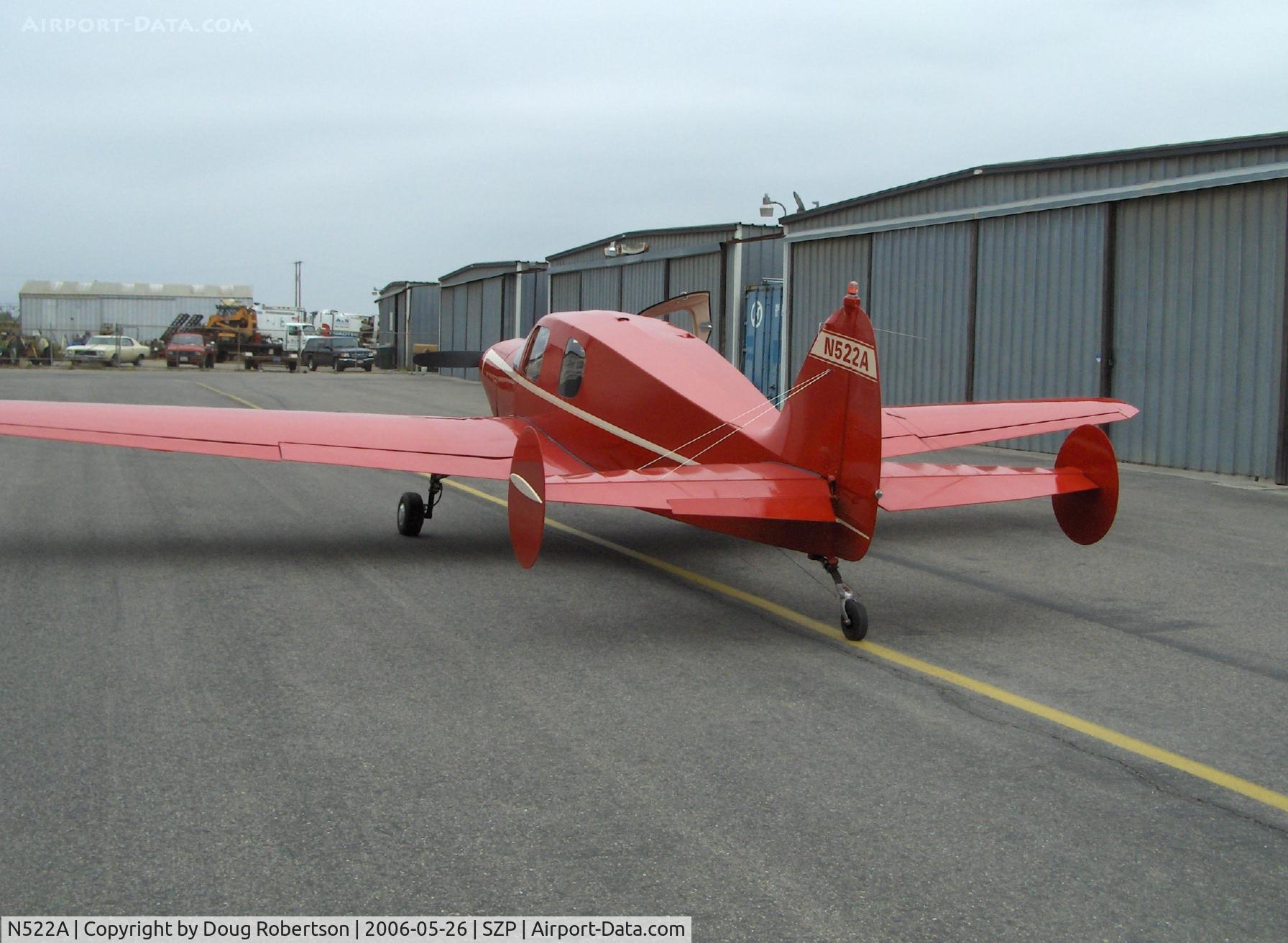 N522A, 1951 Bellanca 14-19 Cruisair Senior C/N 2075, 1951 Bellanca 14-19 CRUISEMASTER, Lycoming O-435C 190 Hp