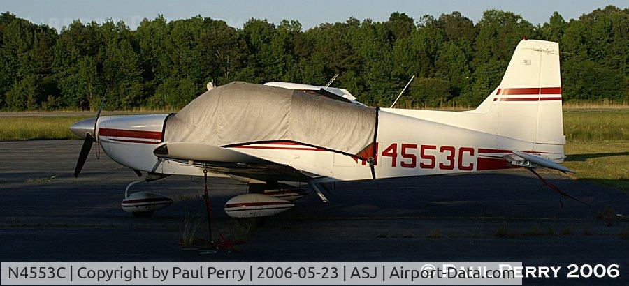 N4553C, Gulfstream American Corp AA-5B C/N AA5B1202, Shady profile of a ramp resident