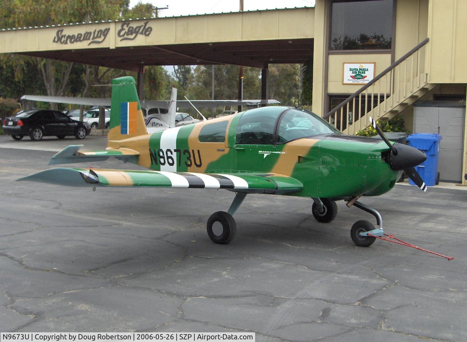 N9673U, Grumman American AA-1C Lynx C/N AA1C0092, Grumman-American AA-1C T-CAT, Lycoming O235-L2C 115 Hp