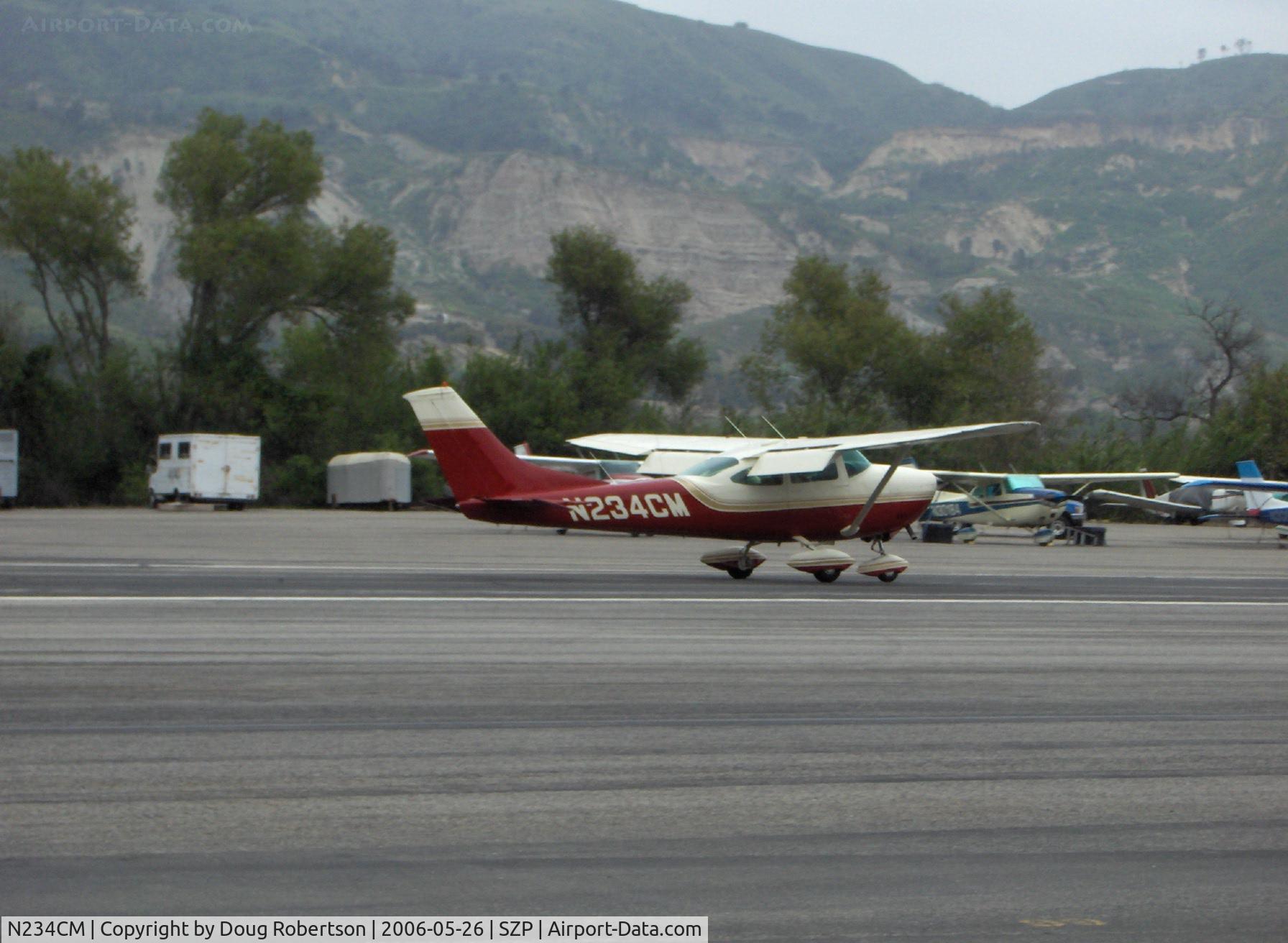 N234CM, 1966 Cessna 182K Skylane C/N 18257696, 1966 Cessna 182K SKYLANE, Continental O-470 230 Hp, landing roll Runway 22